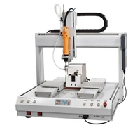 Machine de fixation automatique à vis double station de bureau de haute précision personnalisée ventes directes d'usine