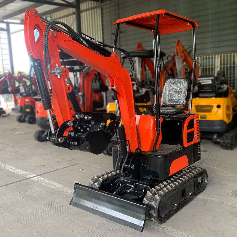 mini excavator used for farm