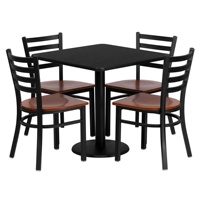 Ensemble Complet Moderne de Mobilier de Restaurant Pas Cher, Tables et Chaises de Restaurant, Lot de Chaises de Restaurant en Gros