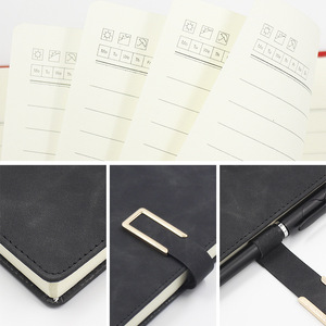 Nhà Máy Giá Thiết kế mới bìa cứng A5 PU da Nhật ký nổi da kế hoạch Tạp Chí máy tính xách tay hàng năm kế hoạch - Product Image 5