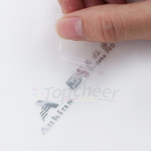 Stiker Timbul 3D perekat Logo kustom stiker Label timbul emas/perak Foil logam metalik emas - Product Image 1