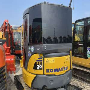 Mini-excavateur d'occasion Komatsu PC30MR Poids en service de 3 tonnes avec composants de base Pompe moteur à vendre Excavateur hydraulique à chenilles - Product Image 2