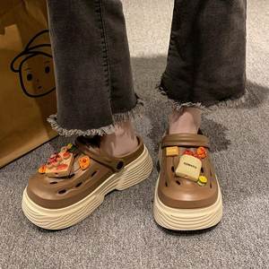 Sabots et mules d'été à plateforme Eva <span class=keywords><strong>anti</strong></span>-dérapant Chaussures unisexes sabots Semelle en caoutchouc Chaussures de jardin pour femmes - Product Image 5