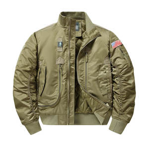 <span class=keywords><strong>Blouson</strong></span> d'aviateur d'extérieur Veste tactique à col <span class=keywords><strong>de</strong></span> baseball Veste d'aviateur décontractée à poches multiples Veste <span class=keywords><strong>de</strong></span> <span class=keywords><strong>pilote</strong></span> coupe-vent - Product Image 4