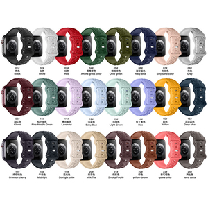 Ladies in Design Bracelet Fleurs Graver Floral Remplacement Bracelets Silicone Femme Bandes pour <span class=keywords><strong>Apple</strong></span> <span class=keywords><strong>Watch</strong></span> Se 40 <span class=keywords><strong>Mm</strong></span> - Product Image 6