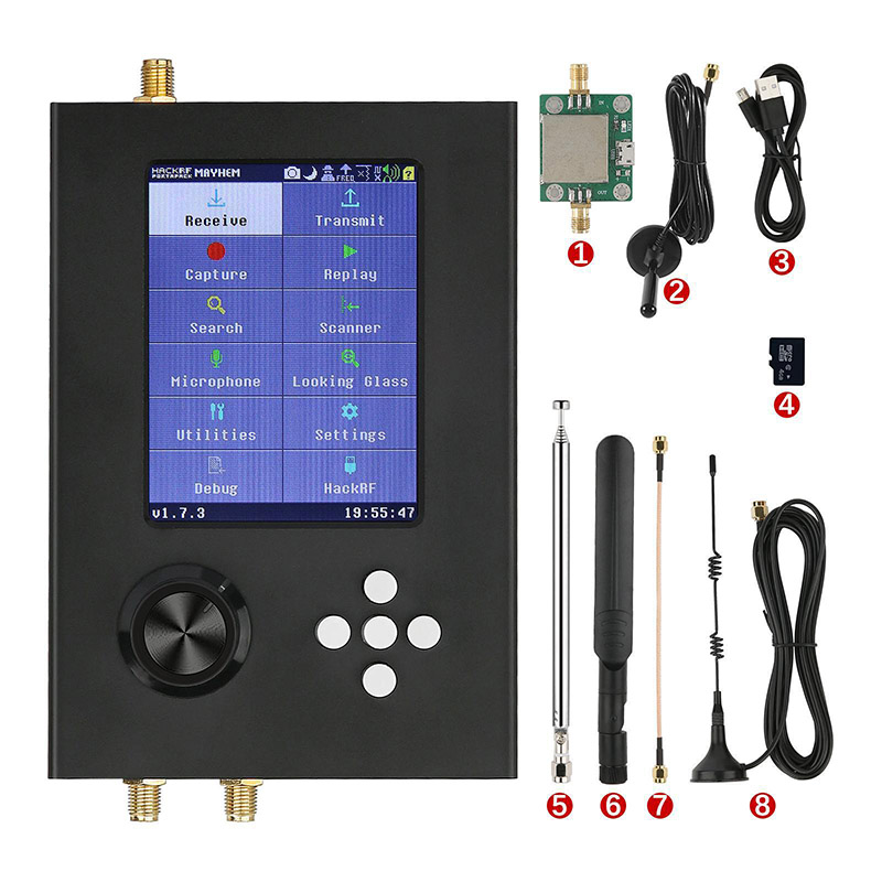 Hackrf Portapack H2 - 1mhz to 6ghz SDR Radio Transceiver