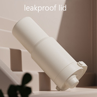 Gobelet à café de voyage en paille Loog personnalisé tasse thermique gobelets en acier inoxydable SUS316 de haute qualité avec infuseur à thé en paille