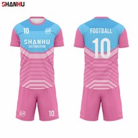Schnell Trocknende Komfortable Atmungsaktive Fußball-Sets Jacken Oberteile Hosen Shorts Wendbare Sublimationsdruck Sportbekleidung