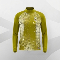 Ensemble de survêtement d'entraînement de football HOSTARON personnalisé pour hommes, veste d'entraînement de football, ensemble de survêtement de basketball avec fermeture éclair 1/4, pull de préchauffement