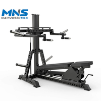 Banc de musculation multifonctionnel 4-en-1 FID pour pectoraux et épaules, à charge libre, en acier, équipement de musculation pour salle de sport