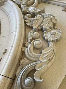 Support en granit personnalisé sculpté à la main avec motif bête et nuage pour la décoration de temple, de <span class=keywords><strong>jardin</strong></span> et de villa - Product Image 2