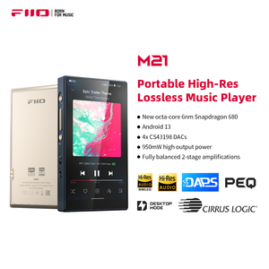 FiiO M21 Android 13 lettore musicale ad alta risoluzione <span class=keywords><strong>MP3</strong></span> con Snapdragon 680, CS43198 * 4 DACs, 950mW ad alta potenza di uscita, PEQ - Product Image 2