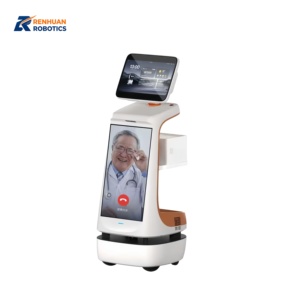 Robot de service <span class=keywords><strong>humanoïde</strong></span> Robint Greeting Robot, 4G/5G Wi-Fi, contrôle par application Android, charge automatique, autonomie de 6 à 8 heures, navigation laser - Product Image 6