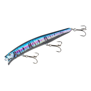 Leurre flottant Minnow ABS 135mm/21.5g, action de surface, longue portée, appât artificiel dur avec hameçons pour la pêche en mer de carpes et de bar - Product Image 5