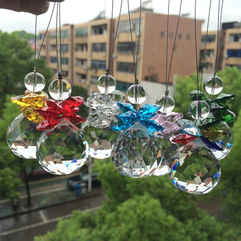 Feng Shui Crystal Ball Chandelier Drop