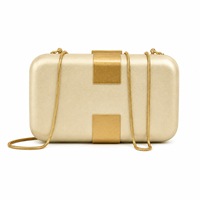 Sac de soirée pour femme à succès, avec fermoir magnétique en métal, pochette à chaîne, couleur unie personnalisable, sac à main de mariage, vente en gros