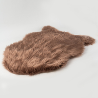 Longue fourrure végétalienne épaisse Faux peau de mouton tapis flou fausse fourrure de vison tapis décor à la maison doux esthétique moelleux Shag Shaggy fourrure tapis