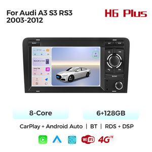 Écran audio de voiture MEKEDE H2 H4 H6, écran de voiture, Car-play, multimédia, DVD, <span class=keywords><strong>navigation</strong></span>, 7 pouces pour <span class=keywords><strong>Audi</strong></span> A3 S3 RS3 2003-2012 - Product Image 3