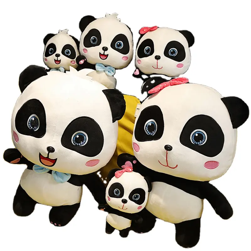 wholesale 30cm Plush Toy Panda Bear Kawaii Stuffed Animals Soft Plush stuffed Panda Toy
