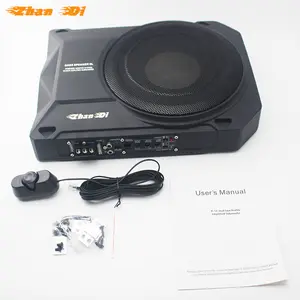 Yeni stil araba ses 12V 10 inç hoparlör Subwoofer altında koltuk