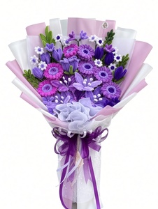Handmade Flower Bouquet Making Supplies DIY Stem Craft Kit Creative Floral Arrangement Set <b>for</b> Wedding Party - Product Image 4