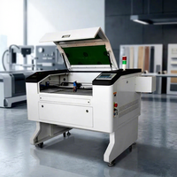 Graveur/découpeur laser CO2 KH de haute qualité 7050 60W/80W/100W avec contrôle Ruida, haute vitesse et précision pour acrylique, bois, cuir, contreplaqué, MDF