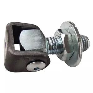 مفصل لحام دوار قابل للتعديل مطلي بالزنك مع مسمار لولبي وصفيحة - Product Image 4