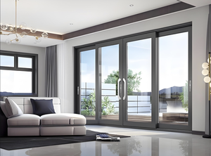 <span class=keywords><strong>Porte</strong></span> coulissante lourde de balcon, bord large, personnalisation, intérieur, chambre à coucher, salon, cuisine, double vitrage, verre trempé - Product Image 5