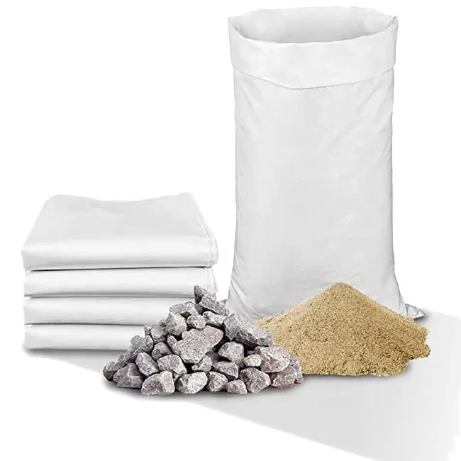 Cheap Price PP Woven Sacks 25 kg Polypropylene Bag 50kg PP Woven Sand Bag for flood control bag