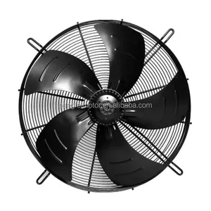 EC 1200W eksenel Fan 550mm SPCC Blade 380V 12440m 3/h hava akış duvara monte edilebilir HVAC sanayi klima hayranları restoran perakende