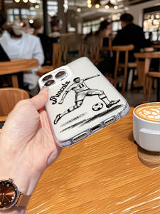 Funda Transparente Personalizada con Nombre y Número de Jugador de Fútbol, TPU para 17/16/15/14/13/12 Pro Max, Antigolpes, Antihuellas - Product Image 6