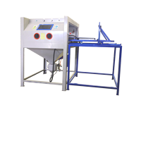 Machine de sablage à eau de type boîte personnalisée, sablageur à eau en acier fermé pour le nettoyage industriel des métaux, vente en gros