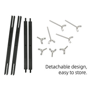 Bushcraft Chimenea Escudo térmico Suministros para acampar Torre Tienda Herramienta de supervivencia Estufa de leña Soporte de aislamiento para escalada y recorridos - Product Image 6