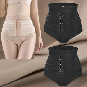 Femmes taille haute respirant corps Shaper Corset formateur <span class=keywords><strong>culotte</strong></span> minceur ventre contrôle sans couture sous-vêtements broderie décoration - Product Image 2