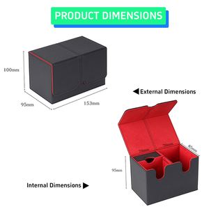 Caja de Cartas TCG de Gran Capacidad FX, Compatible con Magic the Gathering, Commander y Cartas de Yugioh, Caja de Almacenamiento de Cartas Resistente - Product Image 2