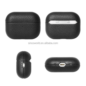 Tùy Chỉnh Chính Hãng Chất Liệu Da Earbud Trường Hợp Đối Với Airpods Grs Màu Sắc Tinh Khiết Bluetooth Tai Nghe Không Dây Phụ Kiện - Product Image 5