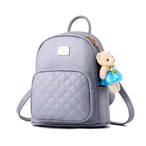 กระเป๋าเป้สะพายหลังหนังน้ำมันแบบใหม่สำหรับนักเรียนหญิง - Product Image 4