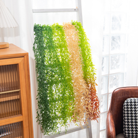 Décoration murale en lierre artificiel, fausses feuilles de plantes, 100-200 cm réglables pour intérieur, extérieur, toile de fond de mariage en Chine