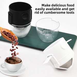 Meilleures ventes : <span class=keywords><strong>Filtre</strong></span> à café portable pour infusion manuelle, pliable, avec support d'oreille, personnalisé, nouveau style chinois, avec porte-tasse - Product Image 5
