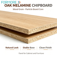Papan Partikel Berlapis Melamin Modern FORMORE 1830*2440*18mm untuk Perabot Dapur dan Meja Komputer
