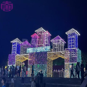 ไฟประดับซุ้มประตูทางเข้าคริสต์มาสสำหรับตกแต่งอาคารภายนอก ห้างสรรพสินค้า และไฟตกแต่งวันหยุด - Product Image 5