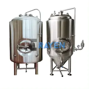 Thiết bị sản xuất bia 1000L thiết bị sản xuất bia bằng thép không gỉ với bể lên men