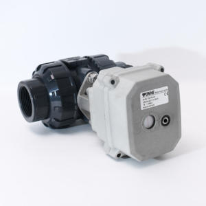 Válvula Solenoide eléctrica, actuador de motor, 12V, 24V, 220V, <span class=keywords><strong>2</strong></span> vías, DN32, PVC - Product Image 4