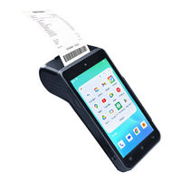 Terminal POS Portátil con Lector NFC para Tarjetas de Membresía SHUNQI, Sistema de Fidelización Móvil Android 14, Caja Registradora con Impresora de Recibos