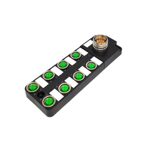 Caja de Distribución Inteligente bibo SVLEC IP67 M12 NPN PNP de 8 Vías con Conector M23 - Product Image 2