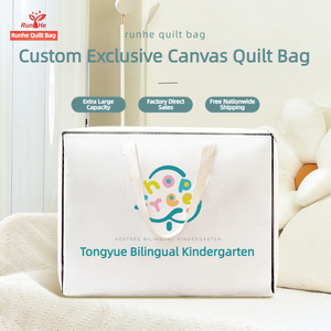 Bolsas de Lona Personalizadas para Ropa, Edredones y Almacenamiento, Organizador de Equipaje, Bolsa para Guardar Edredones - Product Image 6