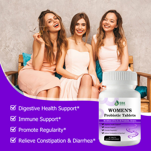 Private Label Womens Probiotic <b>Tablets</b> Candy Digestive Enzymes Prebiotics Cranberry Help Nourish Promote Regularity <b>Tablets</b> - Product Image 6