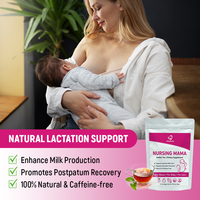 Thé de lactation Chinaherbs en marque privée pour les mamans allaitantes, formule à base de plantes personnalisée OEM, papaye, pissenlit, thé au lait pour maman