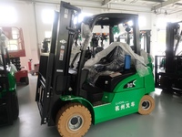 Forklift Counterbalance Listrik Lithium-ion Hangcha CPD30 3 Ton dengan Side Shifter dan Ban Solid