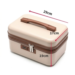 Mini Valigia Ecologica Resistente all'Acqua 14 Pollici Set Bagaglio a Mano con Chiusura a Cerniera Custodia Rigida Durevole Borsa per Cosmetici - Product Image 2